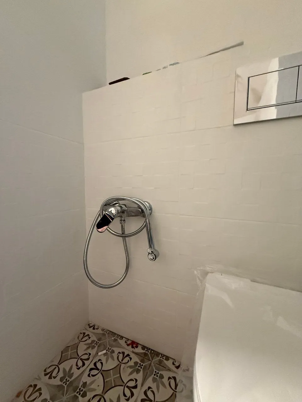 Bateria prysznicowa podtynkowa po montażu instalacji